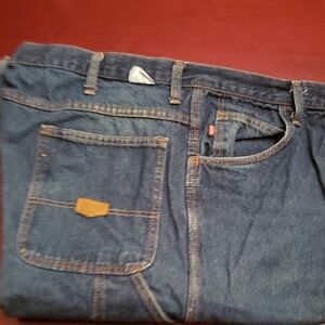 Men's Relaxed Fit Denim Jeans in Deep Blue